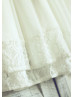 Chiffon Lace Knee Length Flower Girl Dress 